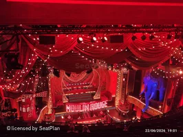Piccadilly Theatre Grand Circle K25 view from seat photo