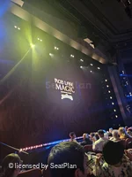 Broadhurst Theatre Orchestra E11 view from seat photo