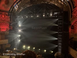 Palace Theatre Mezzanine C8 view from seat photo