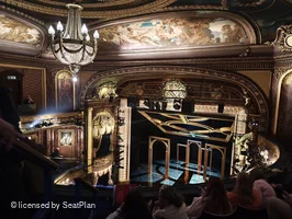 Theatre Royal Haymarket Upper Circle D6 view from seat photo