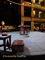 Duke of York's Theatre On Stage Seating SD1 view from seat photo
