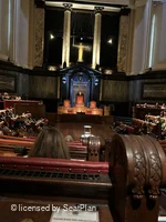 London County Hall Courtroom Stalls F24 view from seat photo