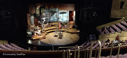 National Theatre - Olivier Circle F58 view from seat photo