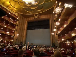 Metropolitan Opera House Orchestra X14 view from seat photo