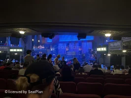 Broadhurst Theatre Orchestra R12 view from seat photo