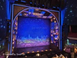 Savoy Theatre Dress Circle A22 view from seat photo