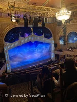 Eugene O'Neill Theatre Mezzanine H5 view from seat photo