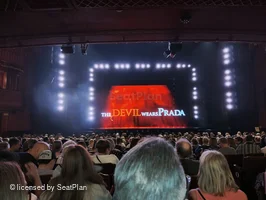 Dominion Theatre Stalls T27 view from seat photo