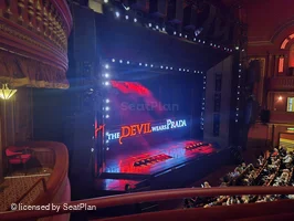 Dominion Theatre Circle A47 view from seat photo