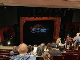 Marquis Theatre Mezzanine M7 view from seat photo