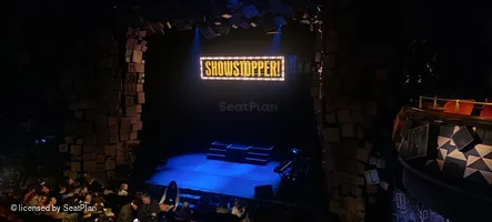 Cambridge Theatre Dress Circle A6 view from seat photo