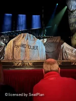 His Majesty's Theatre Stalls B19 view from seat photo