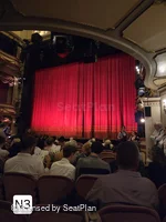 Noel Coward Theatre Stalls N3 view from seat photo