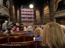 Harold Pinter Theatre Stalls L16 view from seat photo