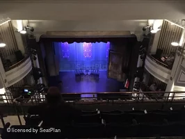 Fortune Theatre Upper Circle F9 view from seat photo