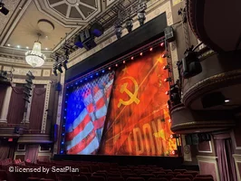 Imperial Theatre Orchestra K22 view from seat photo
