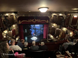 Apollo Theatre Grand Circle F14 view from seat photo