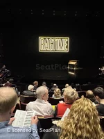 Vivian Beaumont Theater Orchestra H303 view from seat photo