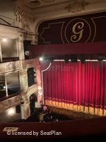 Garrick Theatre Grand Circle B7 view from seat photo