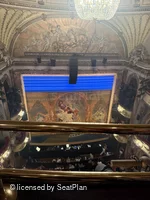Novello Theatre Balcony A16 view from seat photo