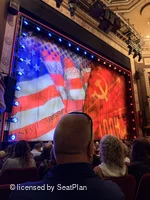 Imperial Theatre Orchestra G13 view from seat photo
