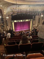Majestic Theatre Rear Mezzanine E127 view from seat photo