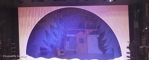 Peacock Theatre Dress Circle G7 view from seat photo