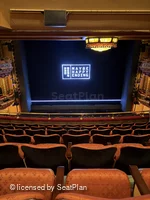Belasco Theatre Mezzanine G105 view from seat photo