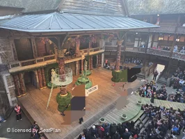 Shakespeare's Globe Theatre Upper Gallery - Bay L L4 view from seat photo