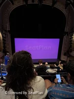 Palace Theatre Mezzanine F102 view from seat photo