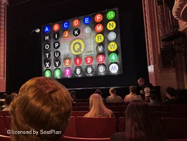 Shaftesbury Theatre Stalls H11 view from seat photo
