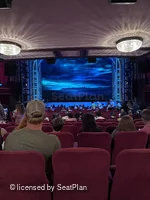 Broadway Theatre Orchestra V106 view from seat photo