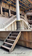 Shakespeare's Globe Theatre Yard Standing H50 view from seat photo