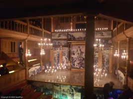 Sam Wanamaker Playhouse Playhouse Lower Gallery C15 view from seat photo