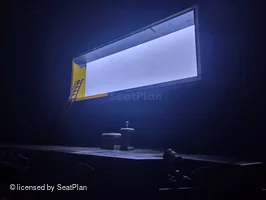 Barbican Theatre Stalls B10 view from seat photo