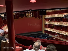 Royal Opera House Balcony D31 view from seat photo