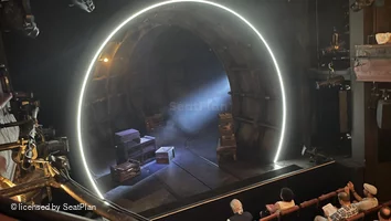 Royal Court Theatre Circle A9 view from seat photo