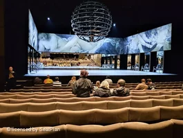 National Theatre - Lyttelton Stalls M28 view from seat photo