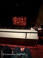 Minskoff Theatre Mezzanine A142 view from seat photo