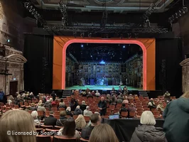 Alexandra Palace Theatre Stalls S18 view from seat photo