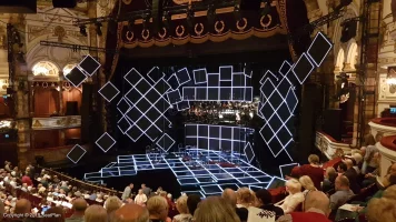 London Coliseum Dress Circle F6 view from seat photo