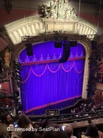 Lyceum Theatre Balcony D15 view from seat photo