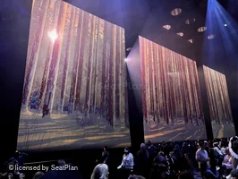 ABBA Arena Block A C8 view from seat photo