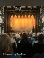 Vaudeville Theatre Stalls L10 view from seat photo