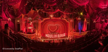 Al Hirschfeld Theatre Mezzanine F114 view from seat photo