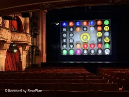 Shaftesbury Theatre Stalls T20 view from seat photo