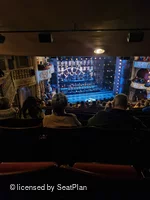 Shaftesbury Theatre Royal Circle M33 view from seat photo