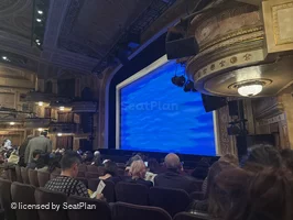 Winter Garden Theatre Orchestra J32 view from seat photo