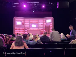 Lucille Lortel Theatre Orchestra K105 view from seat photo