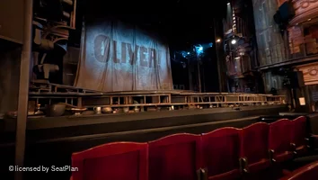 Gielgud Theatre Stalls C21 view from seat photo